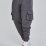 SikSilk - Grey Cargo Joggers